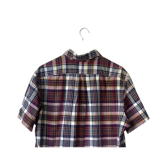 Ralph Lauren Mens Plaid Button Down Shirt XL Classic Fit Preppy Academia Logo - Picture 5 of 8